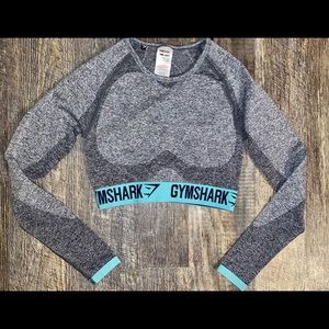 GYMSHARK Crop Top Long Sleeve